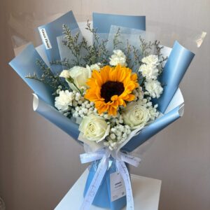 ช่อดอกทานตะวันสด Sunflower in the sky - Image 2