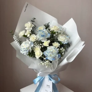 ช่อดอกไม้สดคาเนชั่น Cloudy Bloom - Image 2