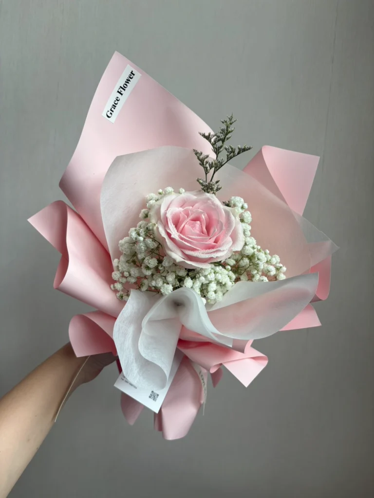 ช่อดอกไม้สด Mini Rosy Baby