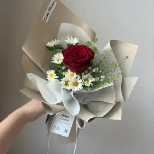 ช่อดอกไม้สด Mini Classic Rose - Image 3