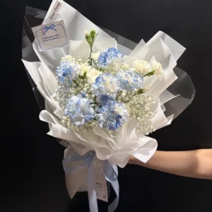 ช่อดอกไม้สดคาเนชั่น Cloudy Bloom - Image 3