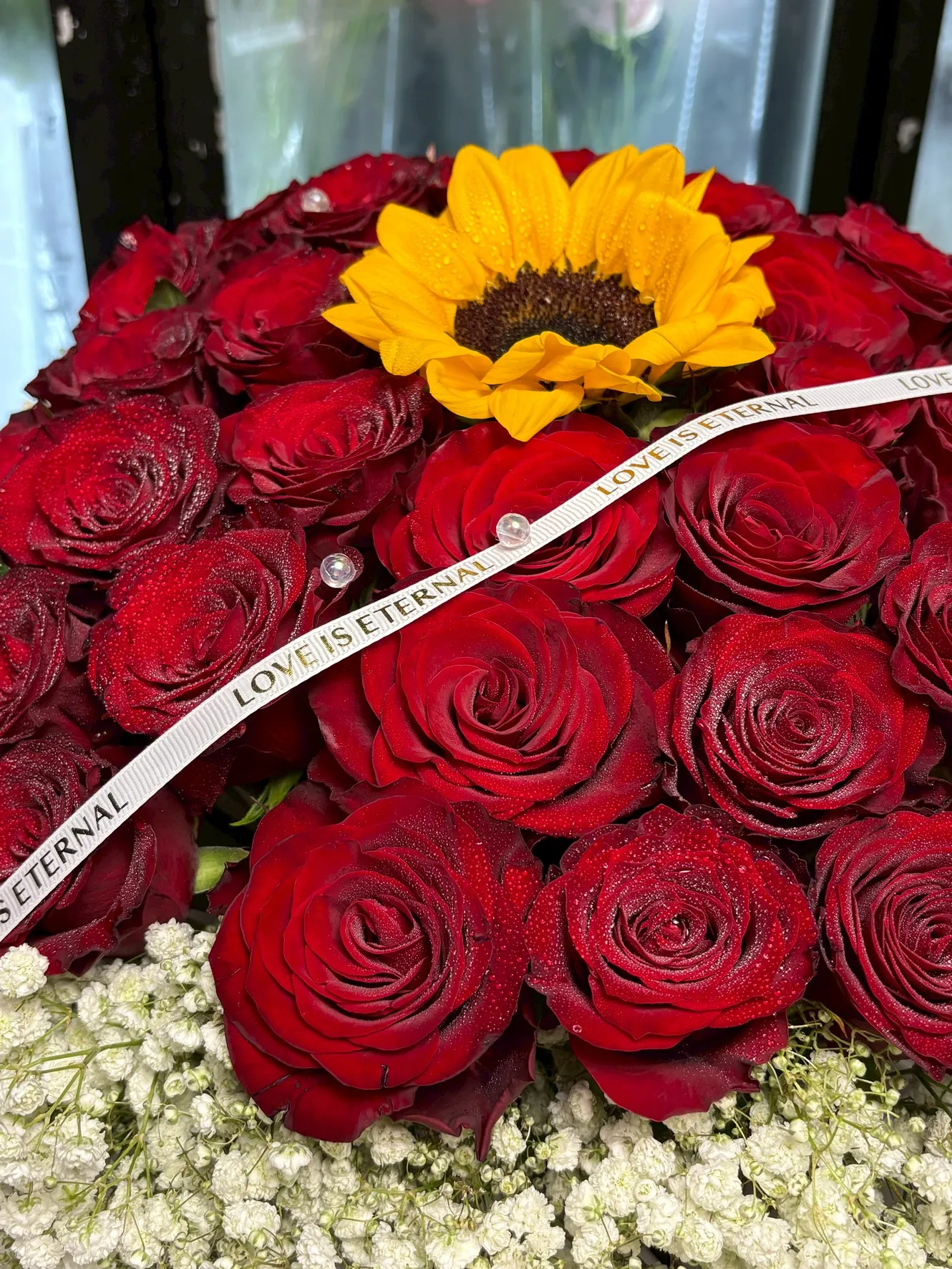ช่อดอกกุหลาบแดง 520 Romance - Image 2