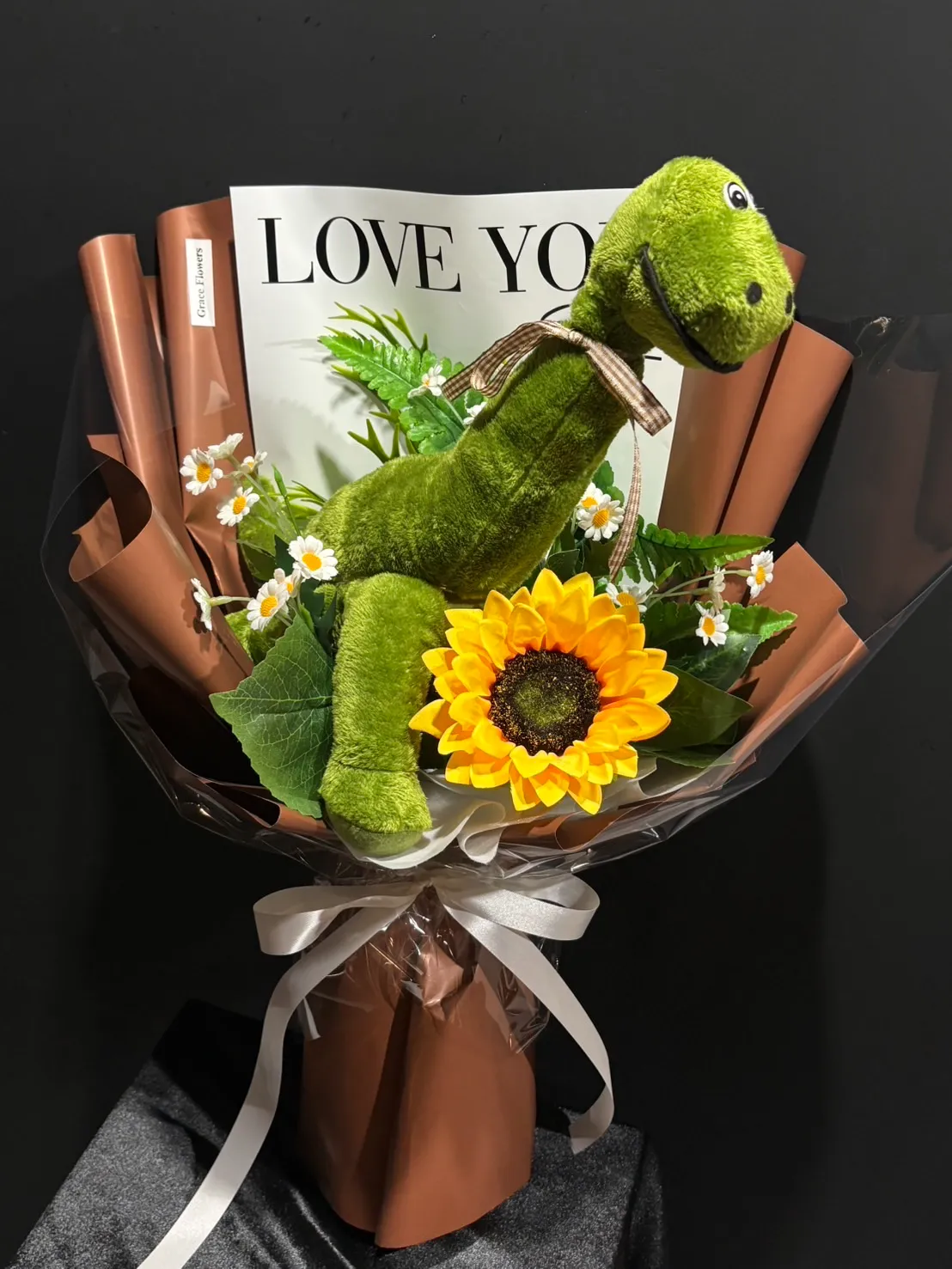 ช่อดอกไม้ประดิษฐ์ Baby Dino Bloom
