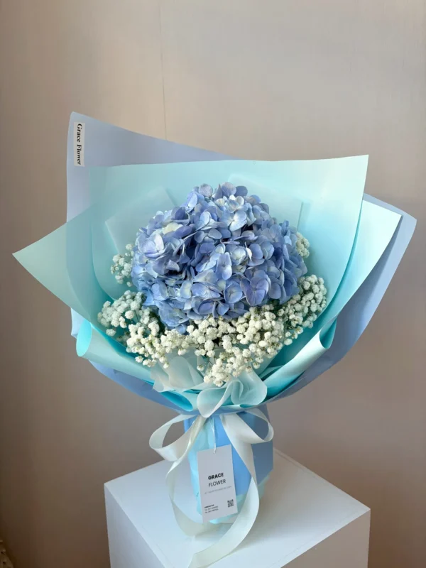 ช่อไฮเดรนเยียฟ้า Blue Petale