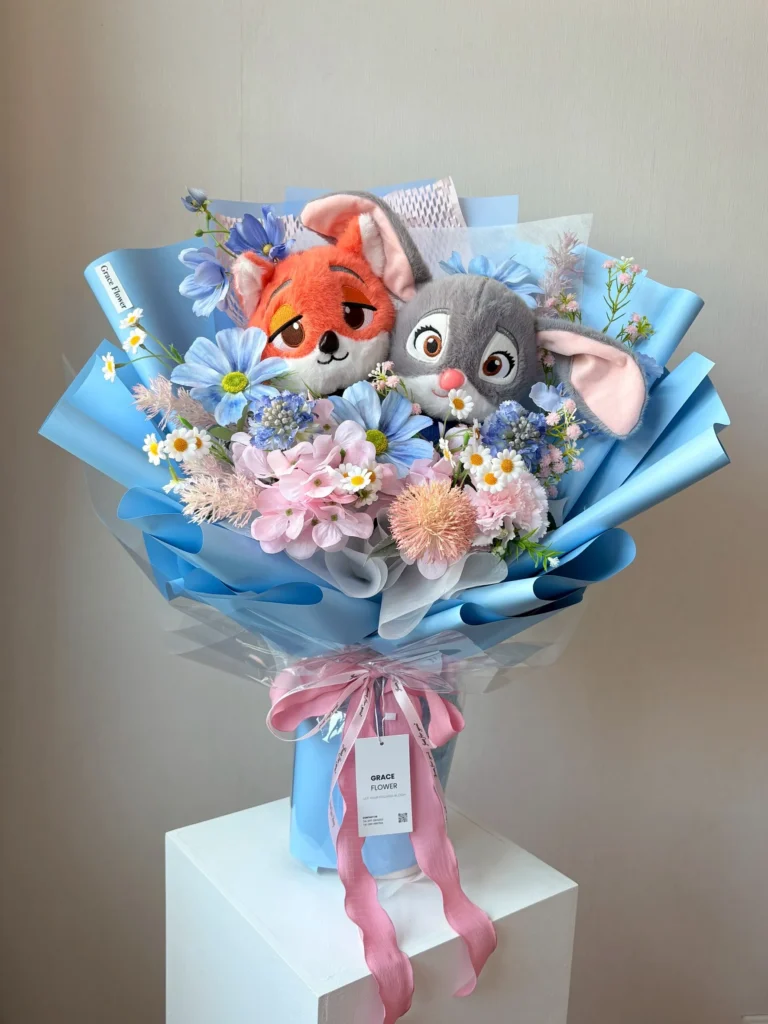 ช่อตุ๊กตา Bunny Serenité