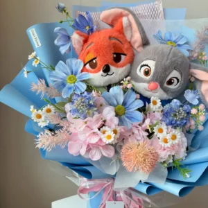 ช่อตุ๊กตา Bunny Serenité - Image 2