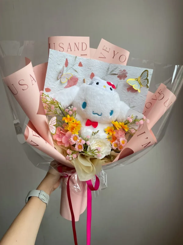 ช่อดอกไม้ประดิษฐ์ Candy Pastel Bliss