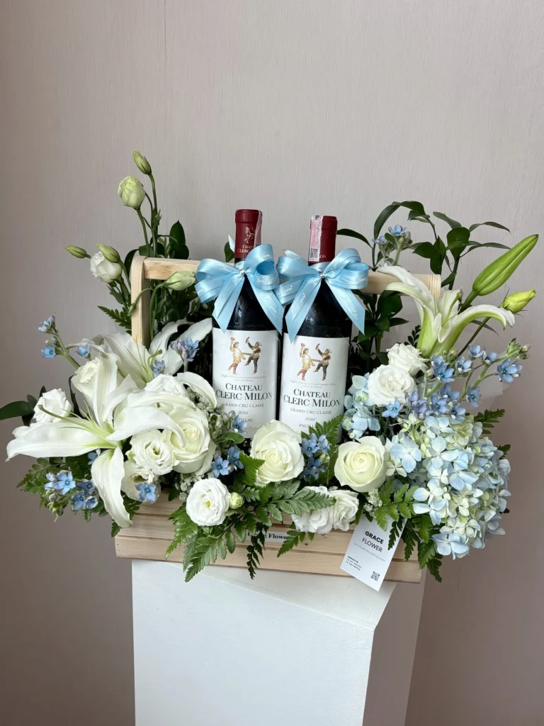 ตะกร้า/กระเช้าไวน์ Cloud & Wine
