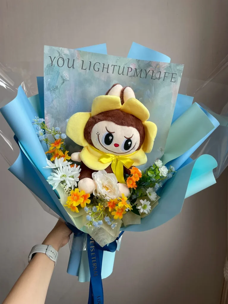 ช่อดอกไม้ประดิษฐ์ Gentle Color Bliss