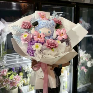 ช่อดอกไม้ประดิษฐ์ Pastel Bloom Party - Image 2