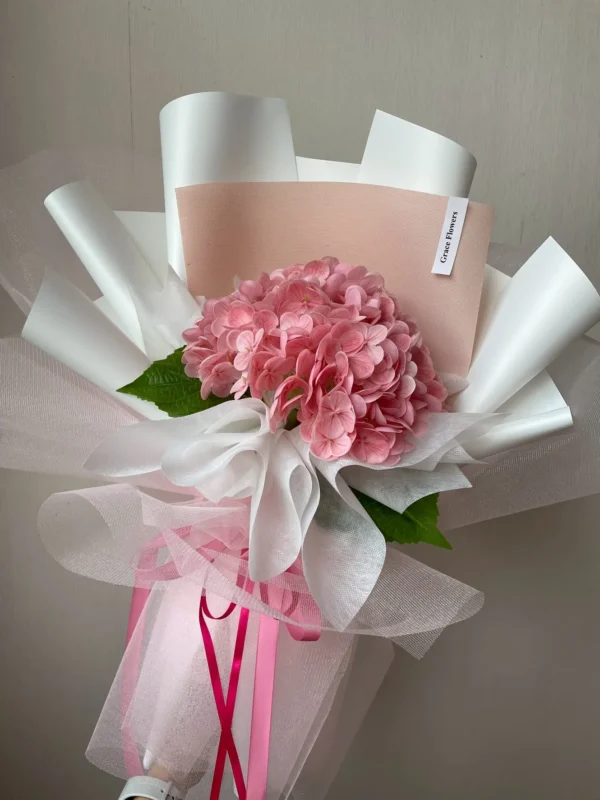 ช่อดอกไม้ประดิษฐ์ Pinky Hydrangea