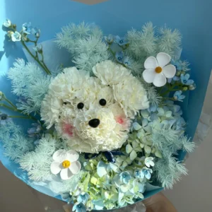 ช่อดอกไม้สดน้องหมา Puppy Glowé - Image 2
