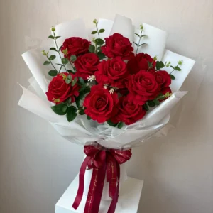 ช่อดอกไม้ประดิษฐ์ Pure Scarlet Luxe - Image 2