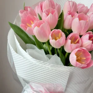 ช่อดอกทิวลิปสด Pink Tulip Grace - Image 2