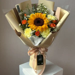 ช่อดอกทานตะวันสด Warm Blossom - Image 2