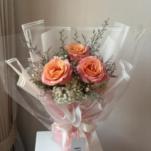 ช่อดอกกุหลาบ Coral Bloom - Image 2