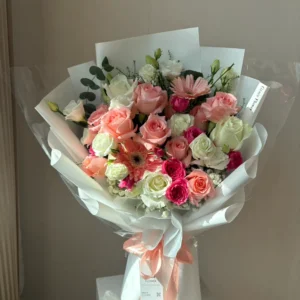 ช่อดอกกุหลาบ Rosalie Glow - Image 1
