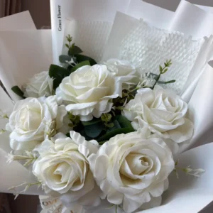 ช่อดอกไม้ประดิษฐ์ White Breeze - Image 2