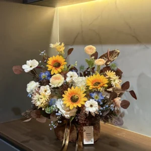 ตะกร้าดอกไม้ประดิษฐ์ Autumn Sunbeam - Image 2