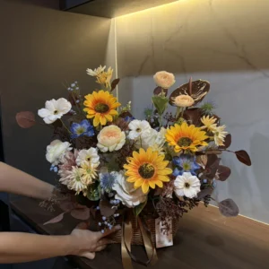 ตะกร้าดอกไม้ประดิษฐ์ Autumn Sunbeam - Image 3