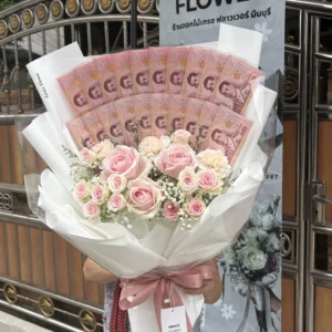 ช่อเงิน All pink - Image 2