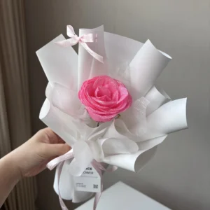 ช่อดอกกุหลาบกลิตเตอร์ 1 ดอก (mini) - Image 1