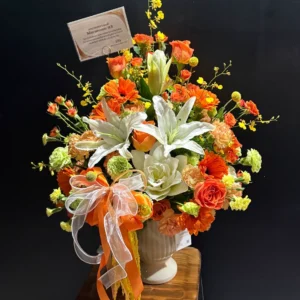 แจกันดอกไม้สด Citrus Royale - Image 2