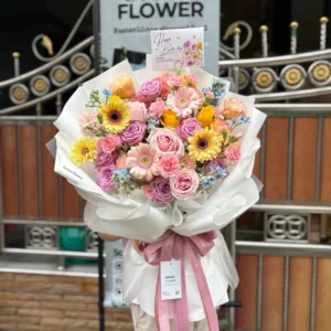 ช่อดอกไม้สด Sweet Posy - Image 2