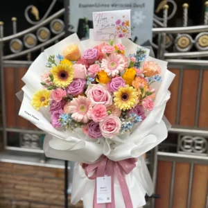 ช่อดอกไม้สด Sweet Posy - Image 1